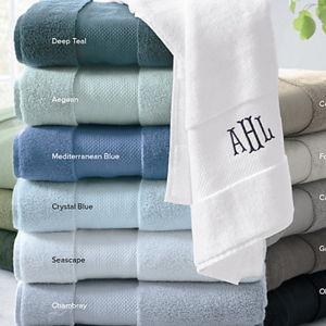 Frontgate Bath Sheets — 2 Bath Sheets in Aegean