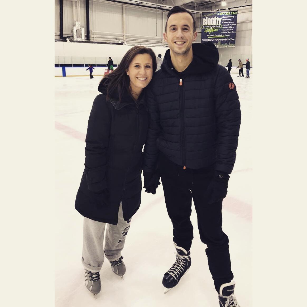 Our first time ice skating together!