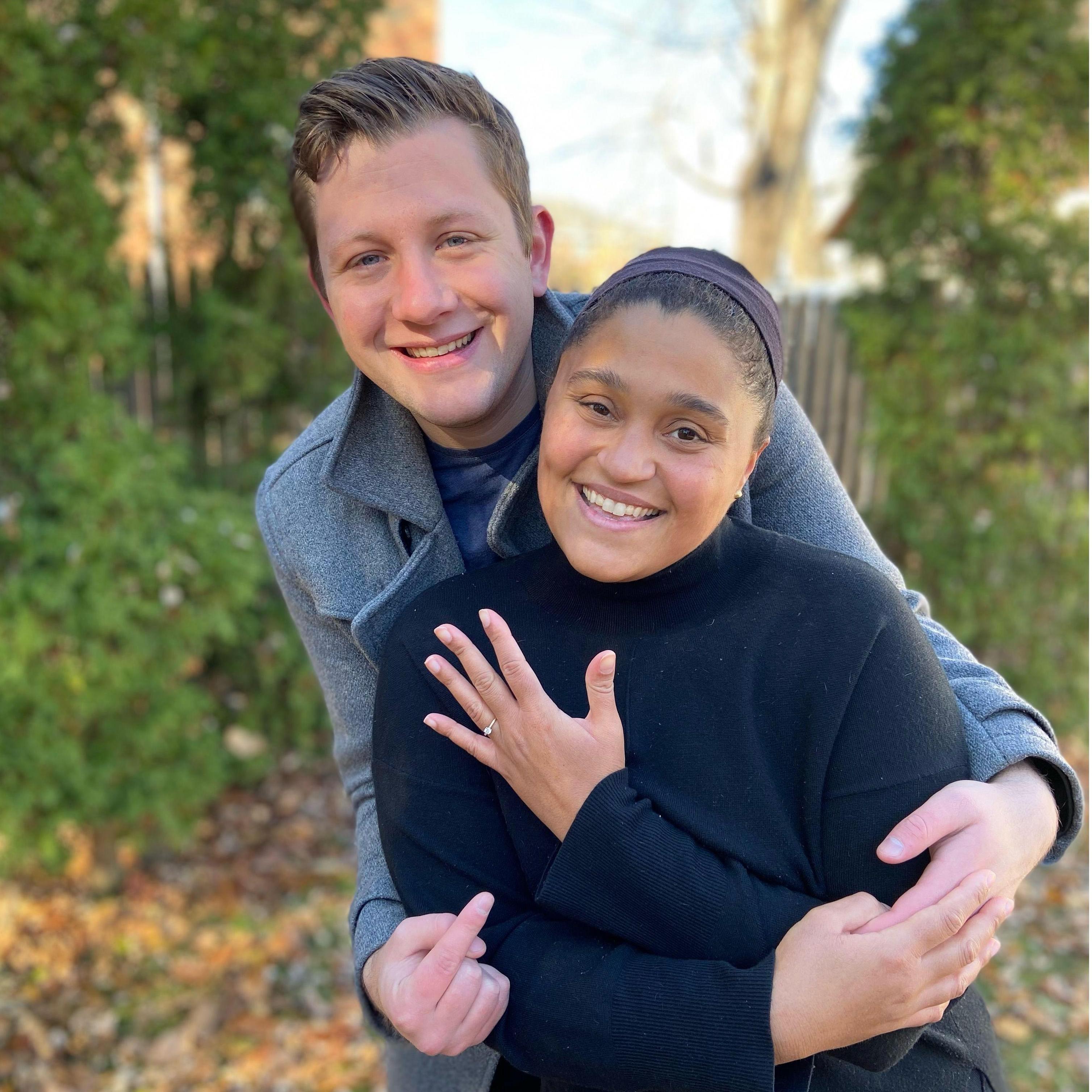 Engaged! And cannot wait to celebrate with you all!