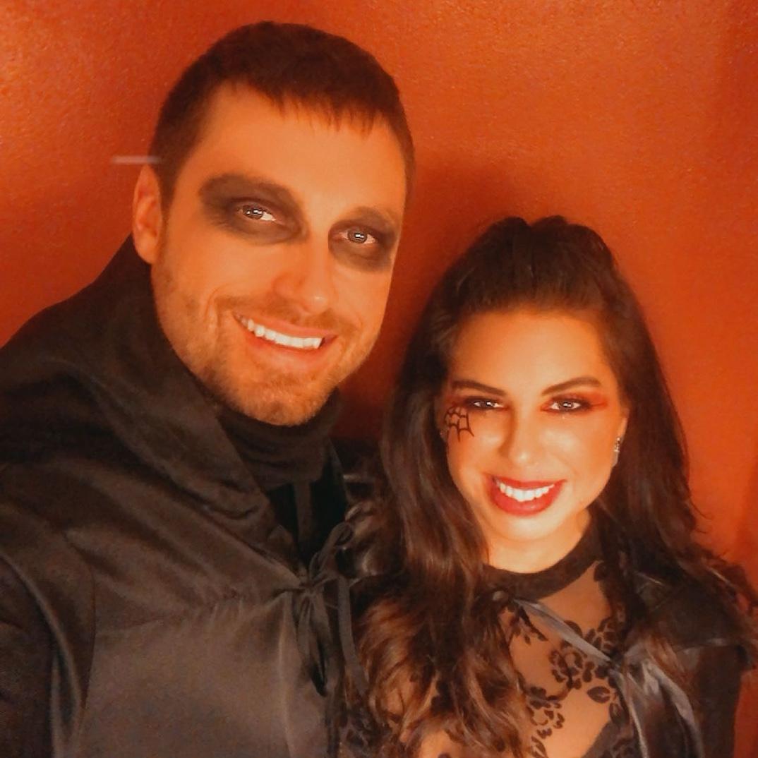 We started dating on Halloween 2020.