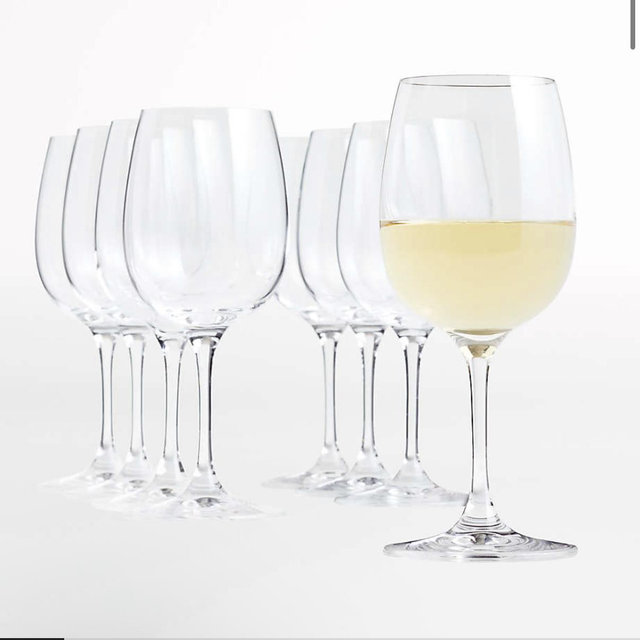 Aspen 13-Oz. White Wine Glasses, Set of 8