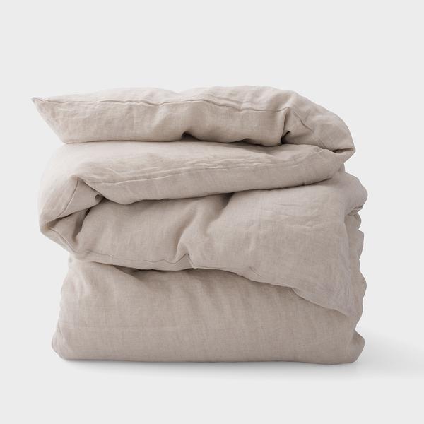 Natural Linen Duvet Cover