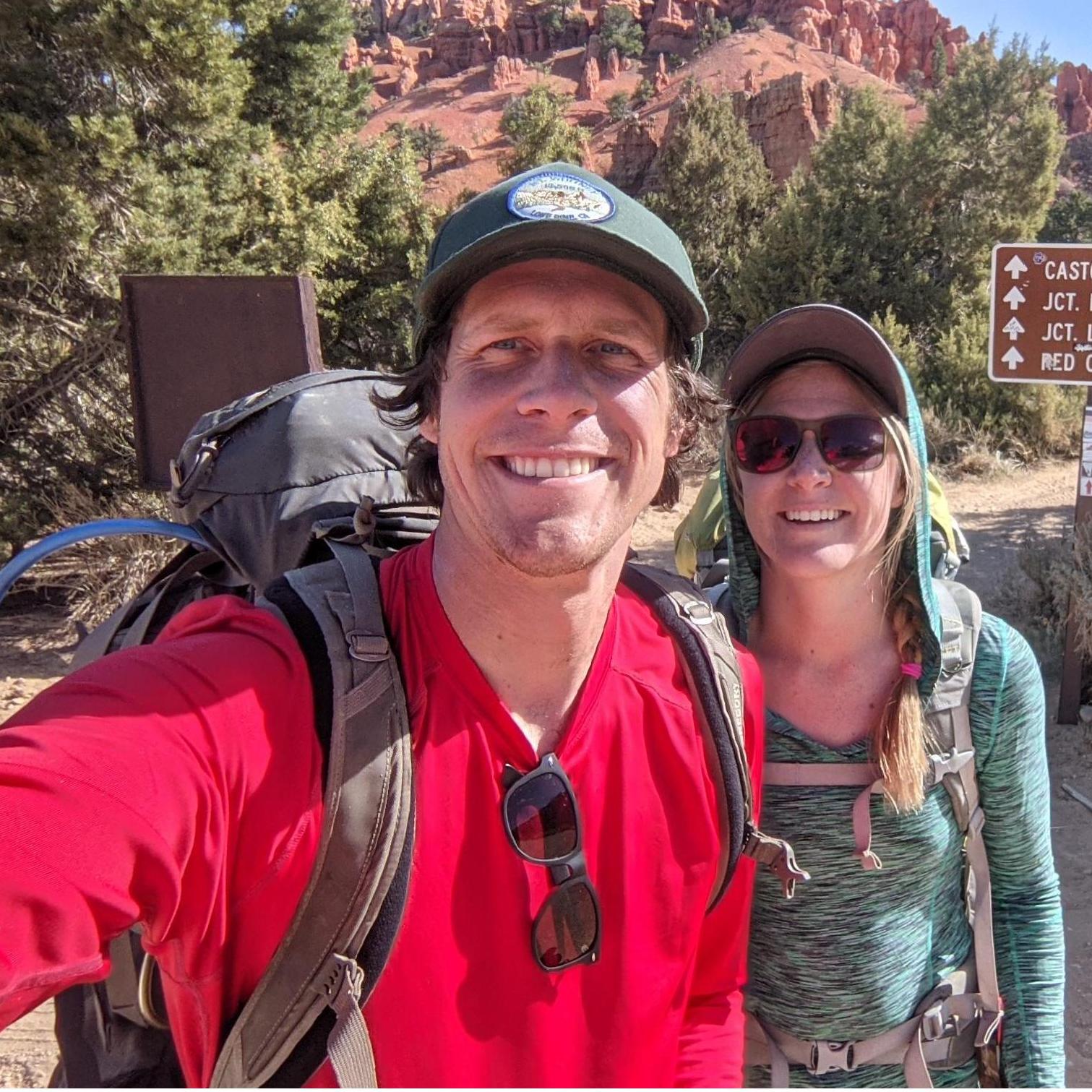 One of our first backpacking trips in our new home state of Utah.
