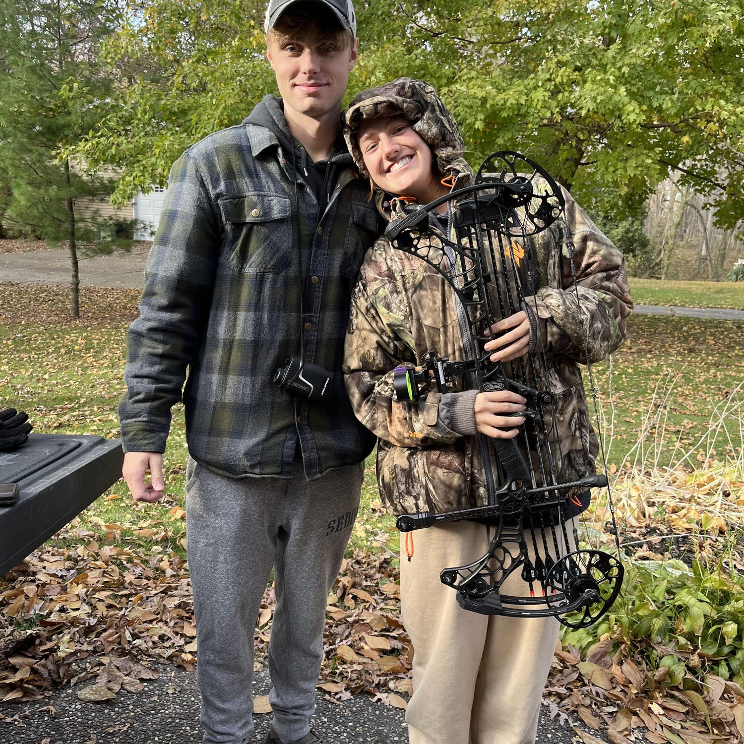 Riley's first time hunting!