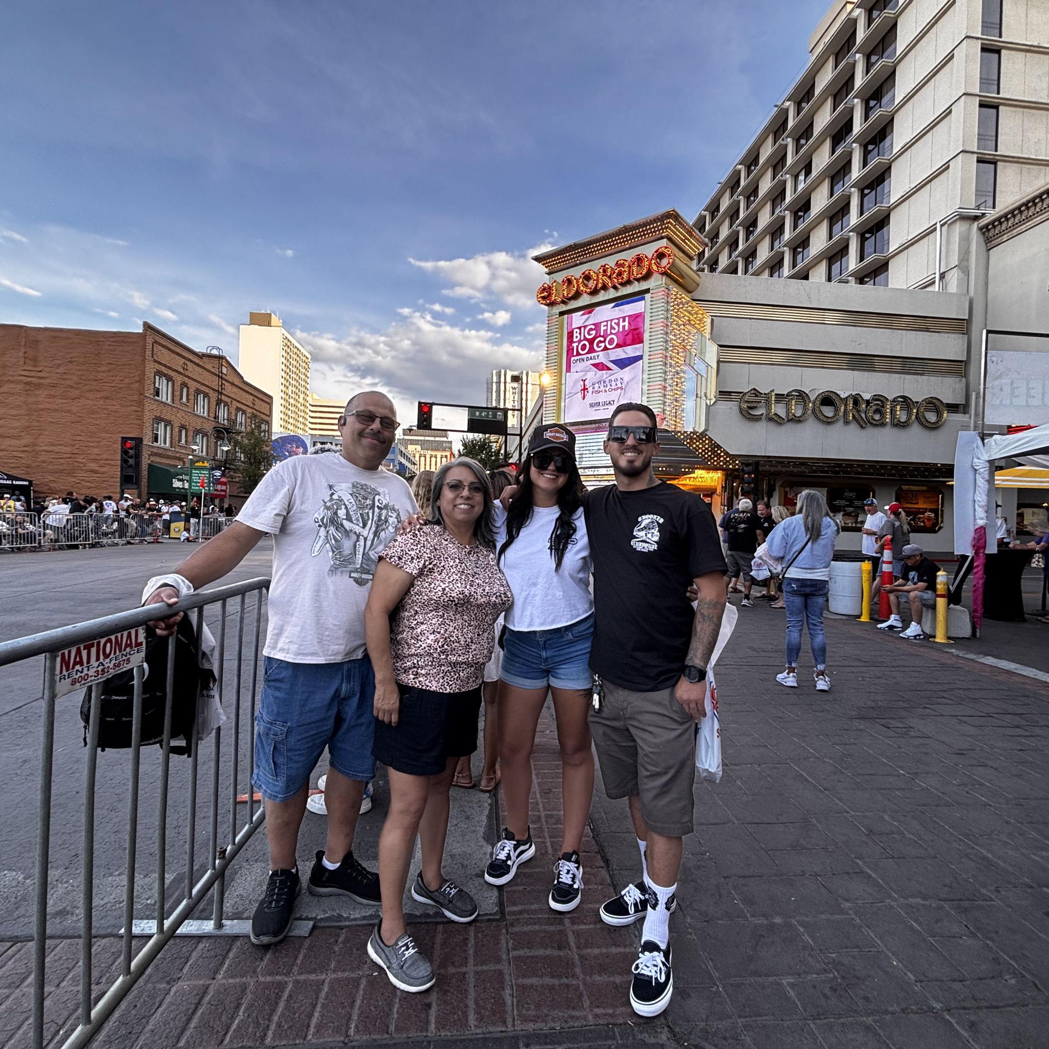 Our first Hot August Nights in Reno, NV together! We love you Antoinette & Anthony!!