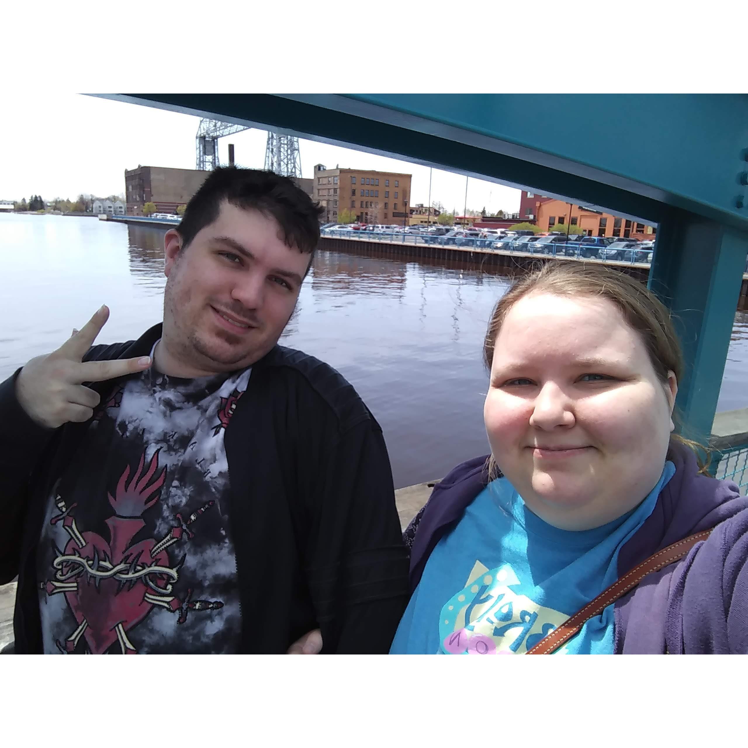 Us in Duluth Minnesota.