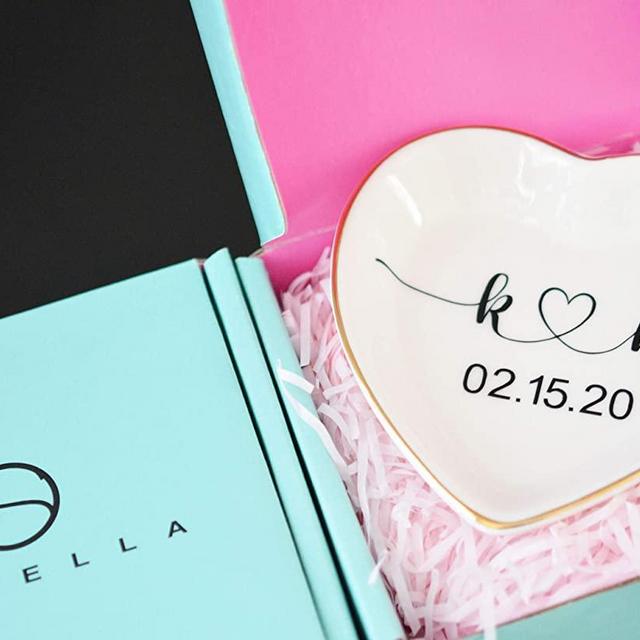 Engagement Ring Holder Ring Dish Engaged Gift wedding ring holder engagement ring dish engaged gift for her heart decor