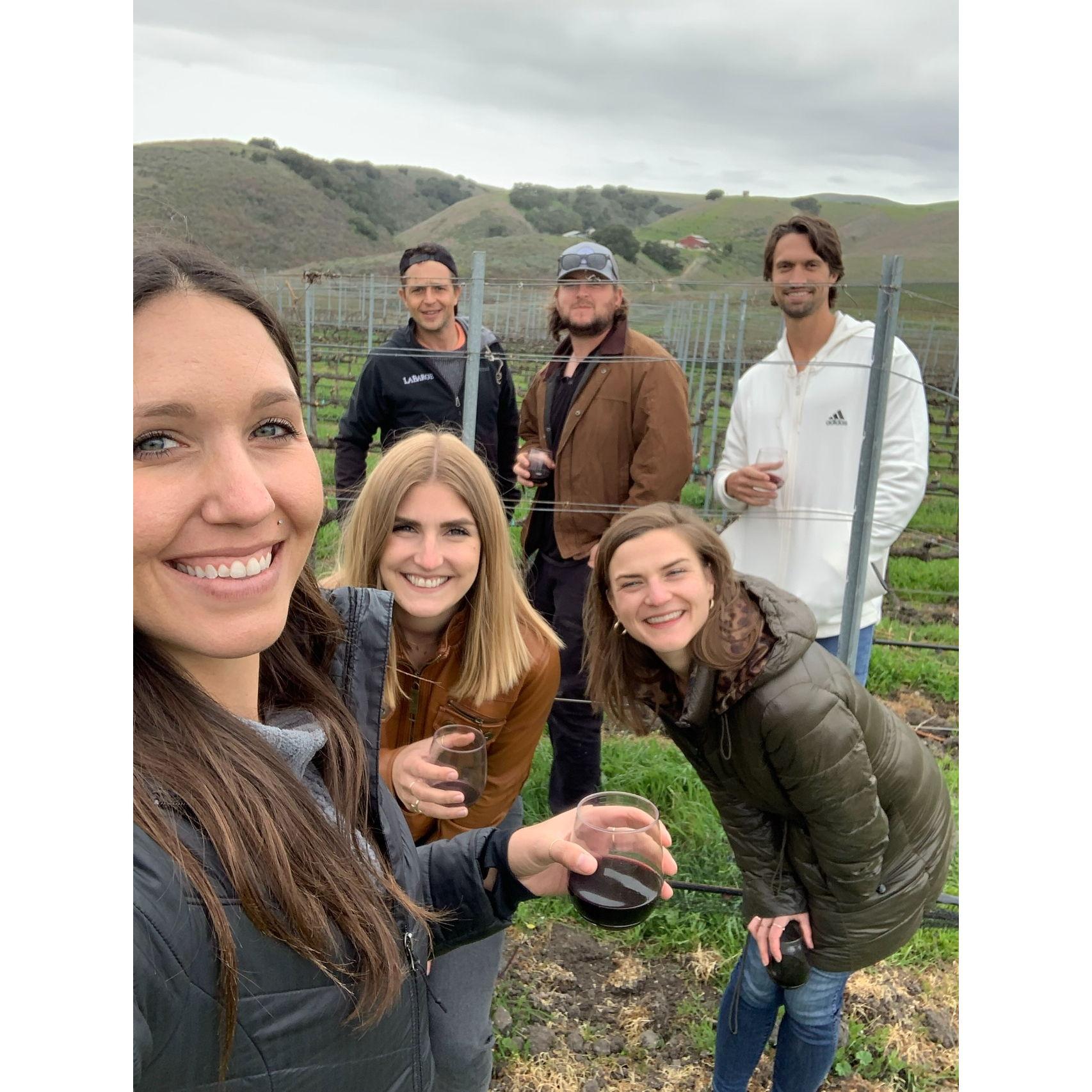 Vineyard tours with friends!