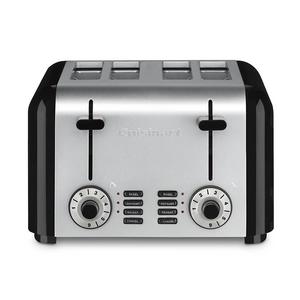 Cuisinart CPT-340 Compact Stainless 4-Slice Toaster, Brushed Stainless