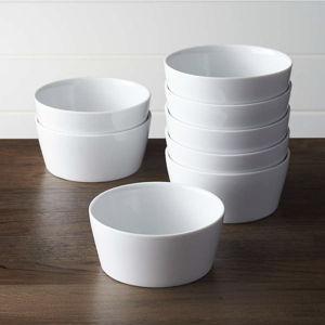 Verge Cereal Bowl, Set of 8 | Crate & Barrel