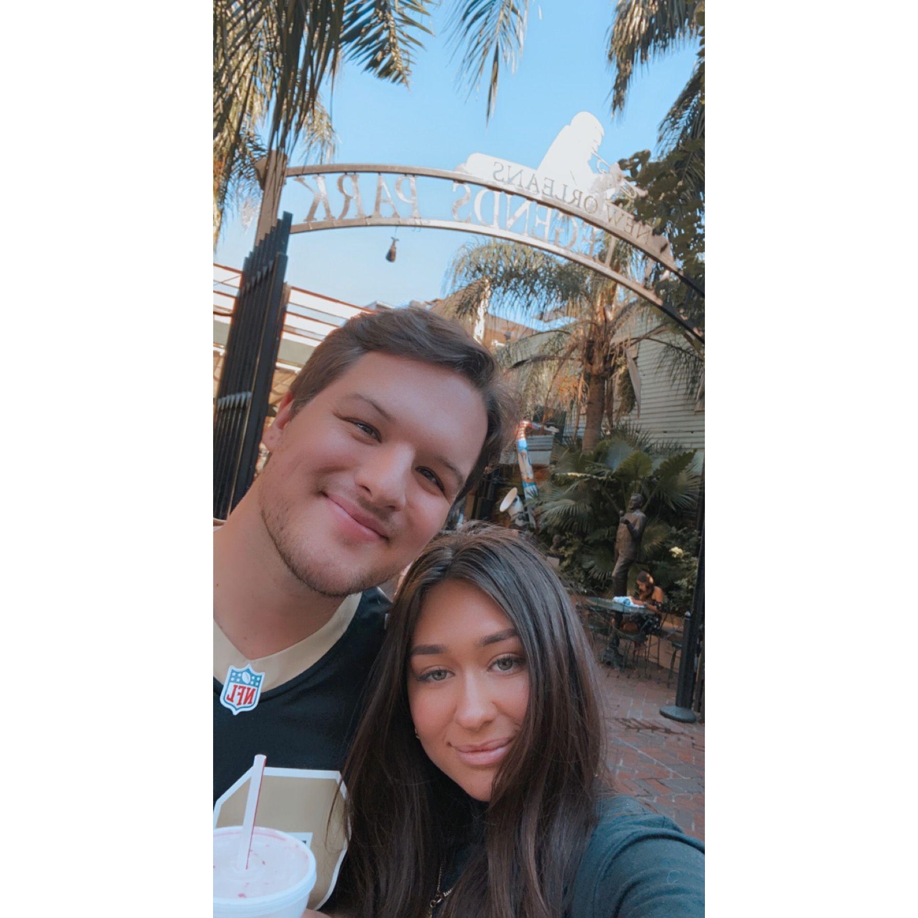 We were 2 hurricanes in on a Saints Sunday morning in NOLA.