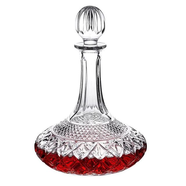 Paysky Wine Decanter Crystal Bottle for Wine with Stopper- Top Red Wine Decanter Carafe Bottle with Luxury Box .Elegant Gift for Men/Women