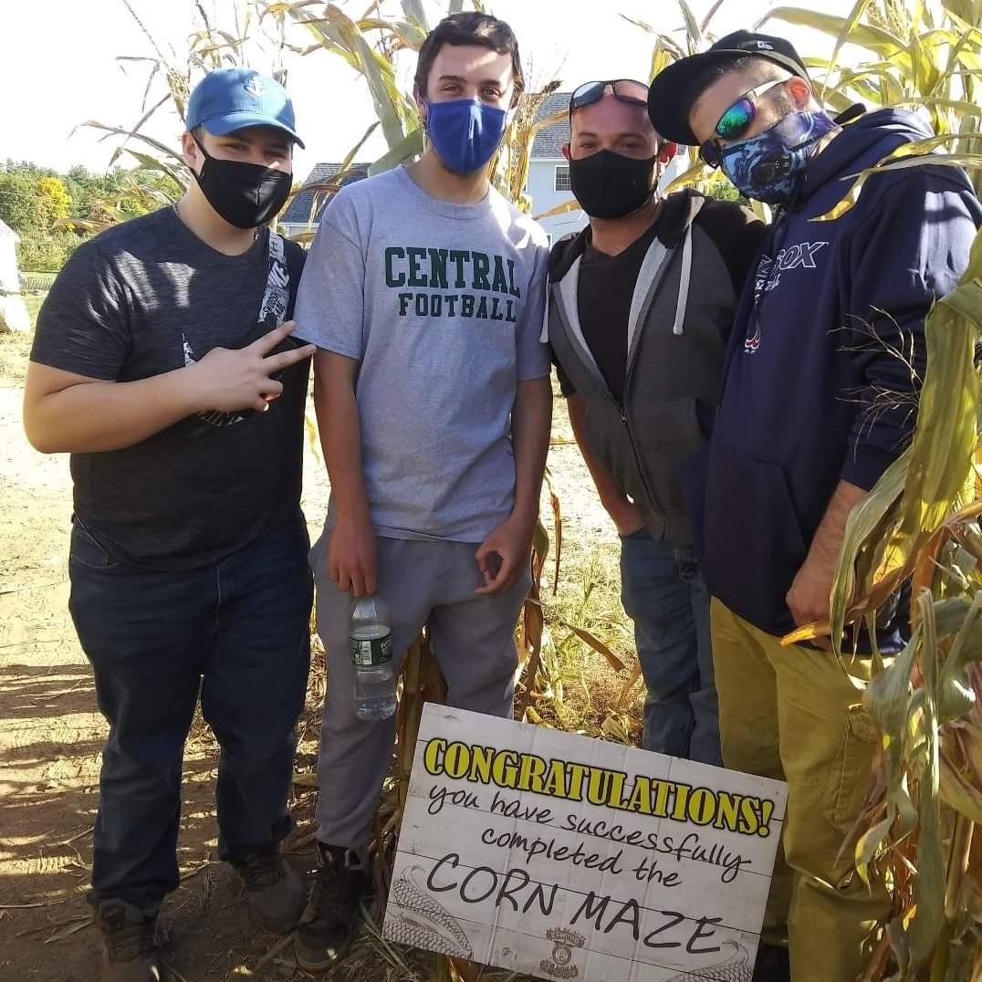 Oct. 12, 2020 - We completed the corn maze!!