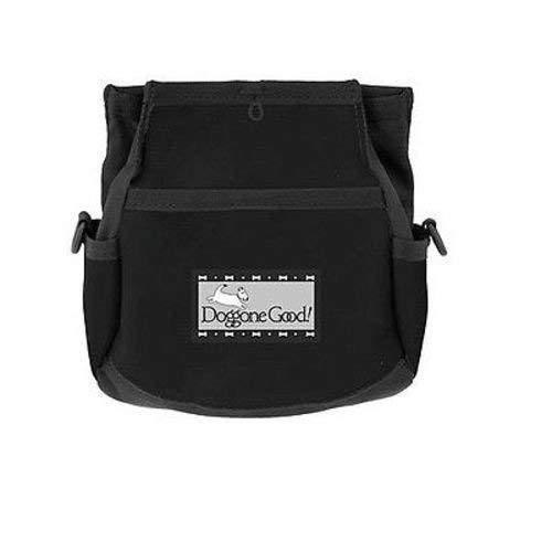 Doggone Good Rapid Rewards Deluxe Dog Training Bag with Belt (Black)