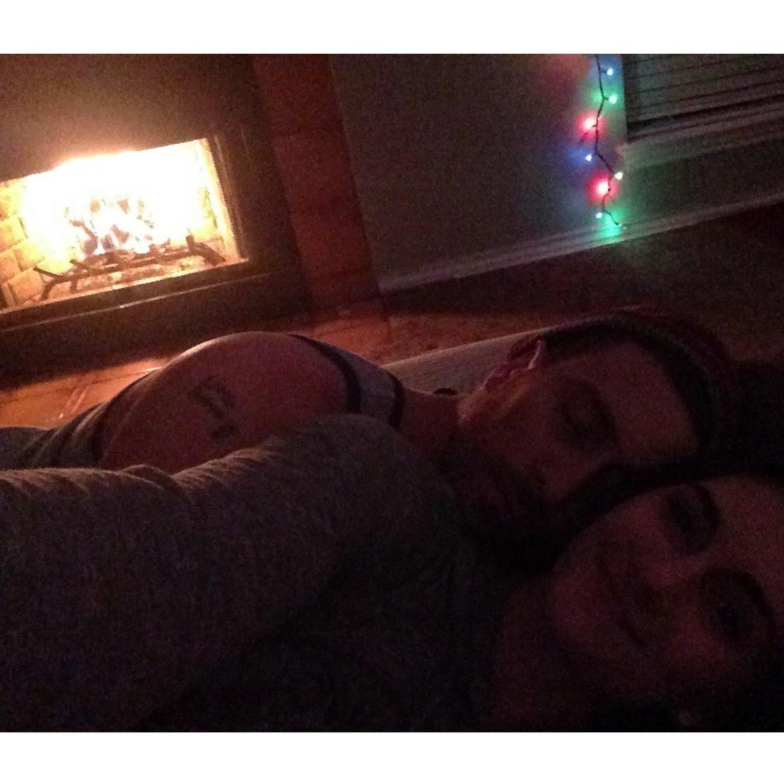 Dec 2017 before moving to another apt in Nac together. Man I miss that fireplace.