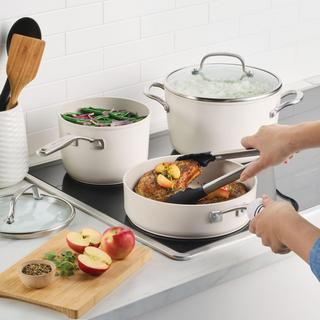 Hard Anodized Ceramic Induction 10-Piece Cookware Set