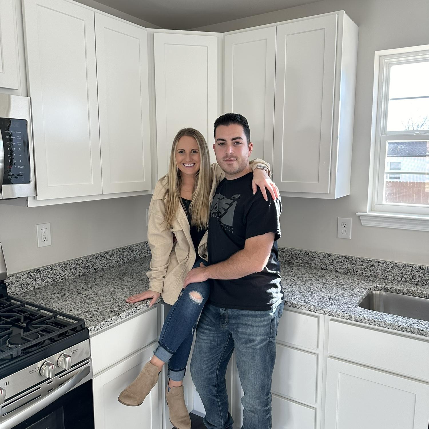 Celebrating our new home together.