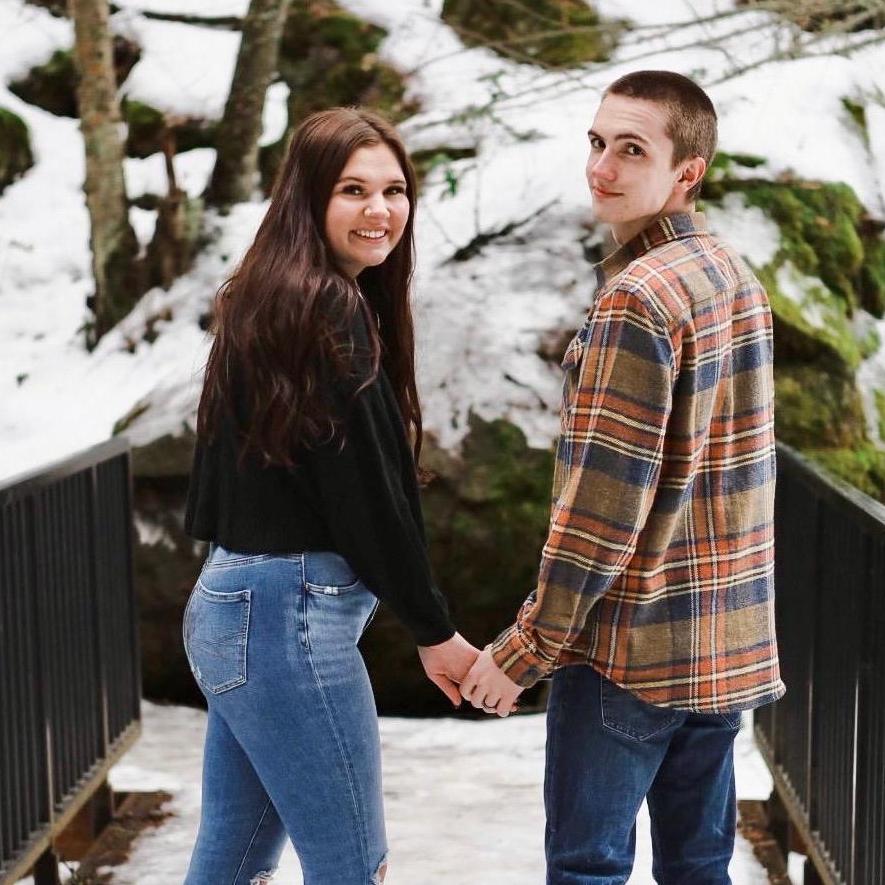 Rourke and Faith engagement photos