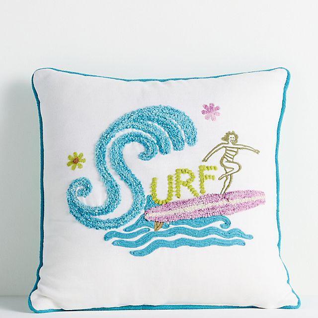 Allani Cotton Indoor/Outdoor Hand-Tufted Pillow