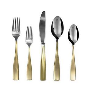 Moments Eternity 5-Piece Flatware Place Setting in Gold
