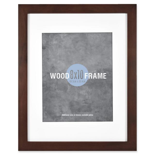 Gallery 8-Inch x 10-Inch Matted Wood Frame in Espresso