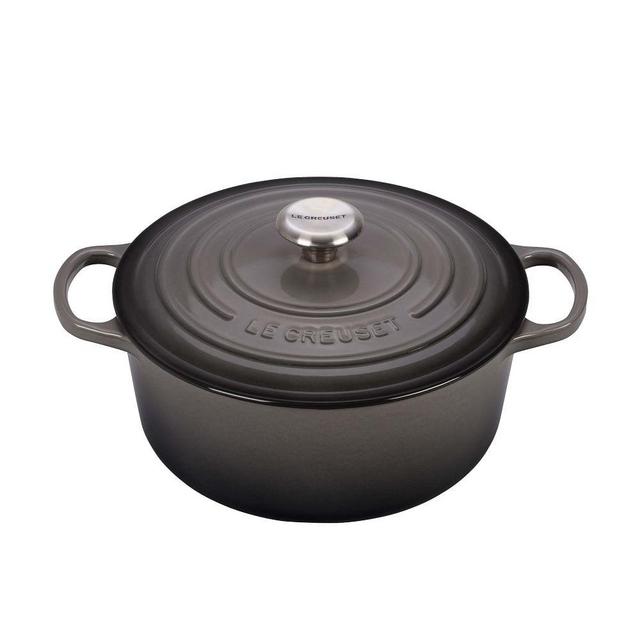 Le Creuset Round Dutch Oven, Oyster, 5.5 qt.