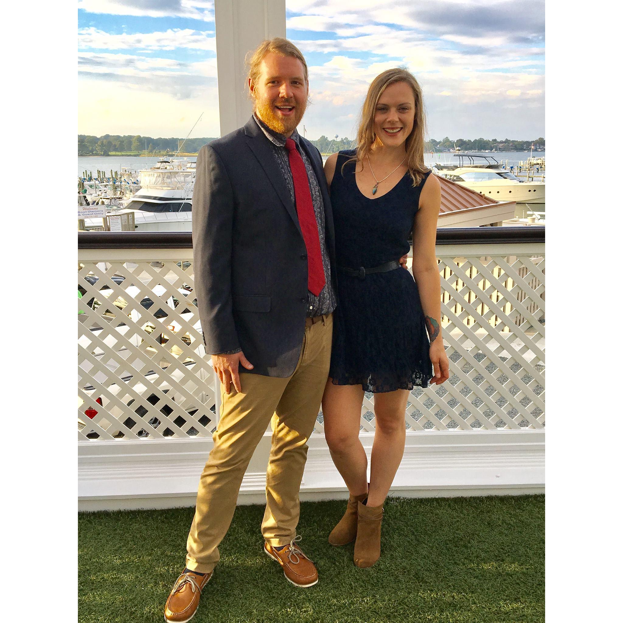 2017 - At Jenna and Joe's wedding in New Jersey.