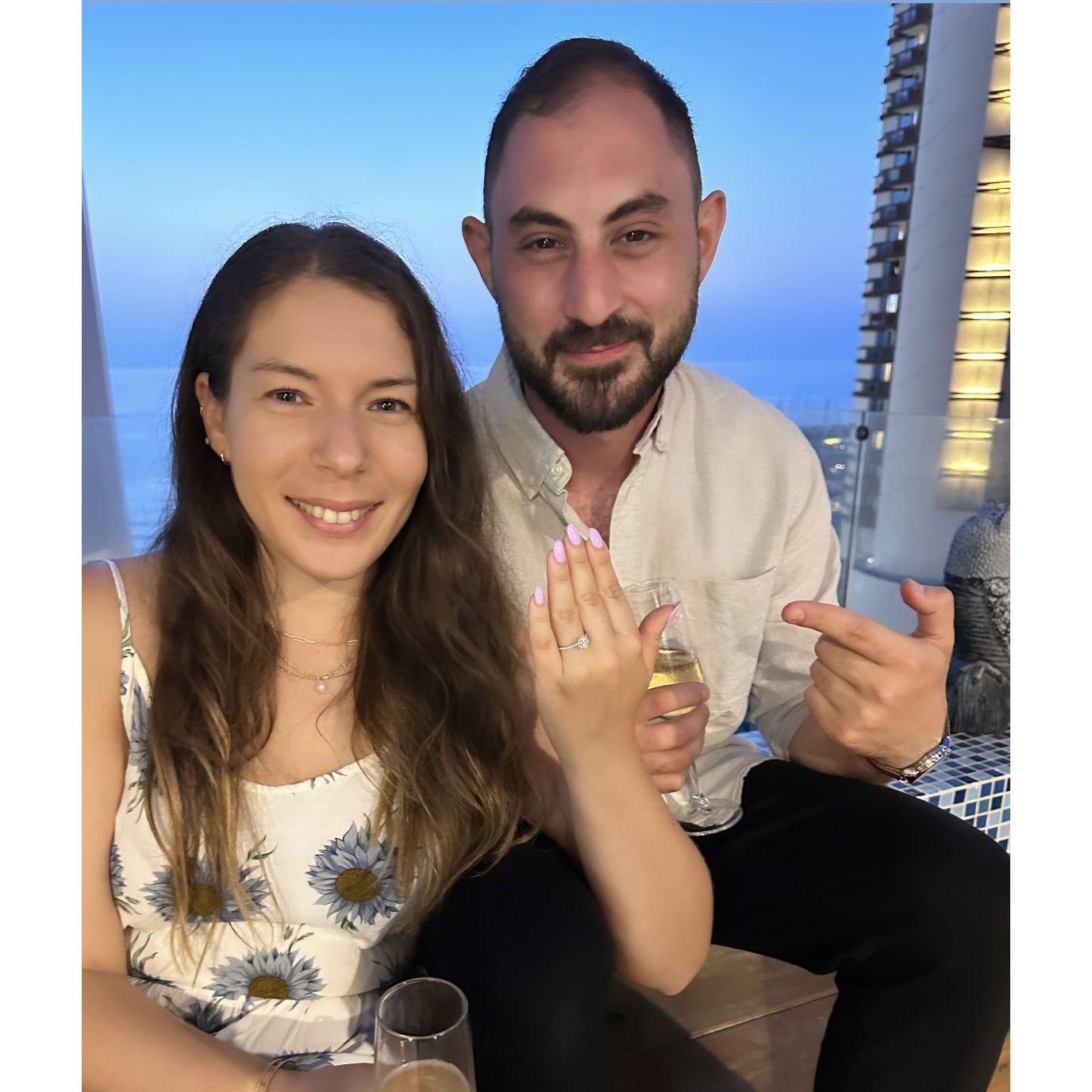 That time we said YES and he put a ring on it!