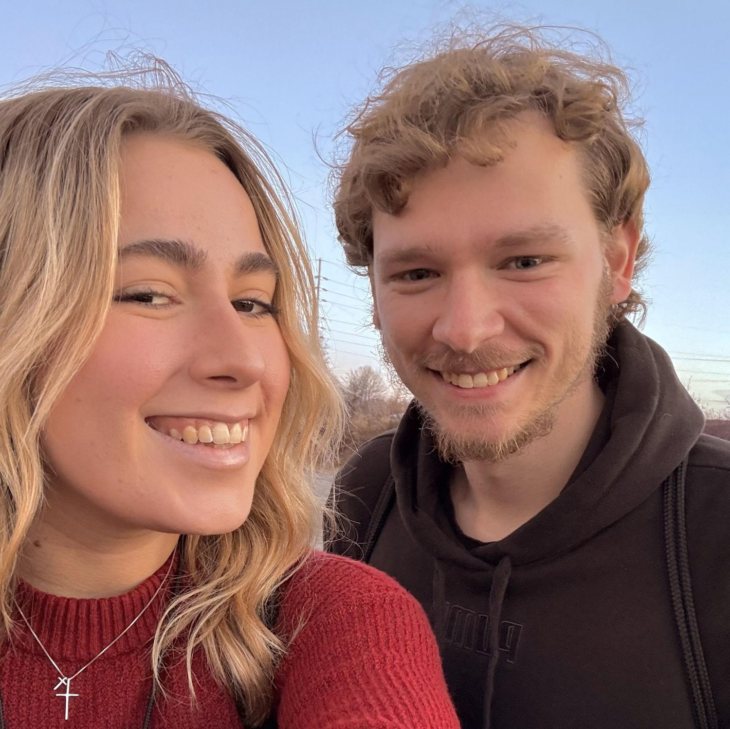 They had their first Christmas together
