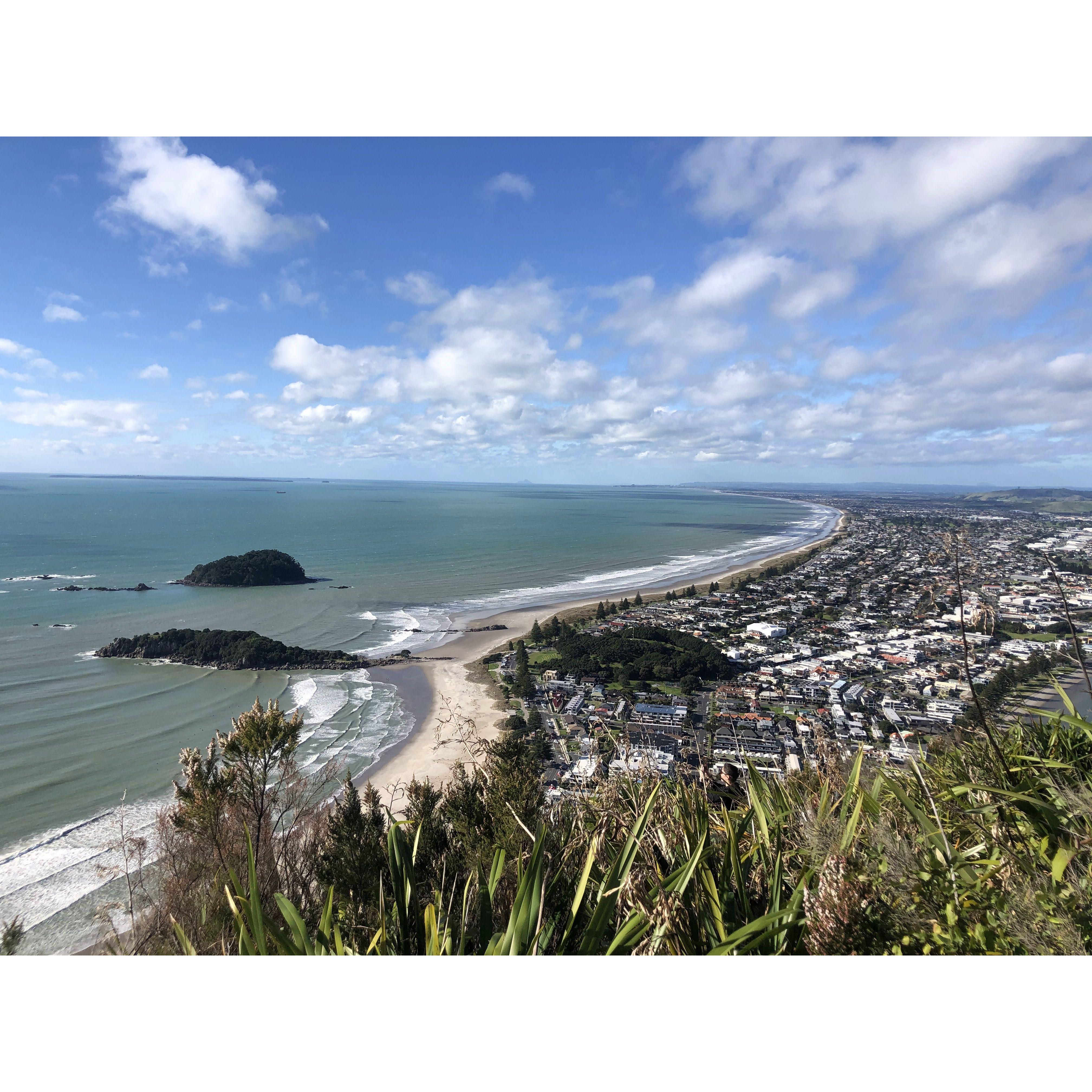 View over the bay from the top of the Mount