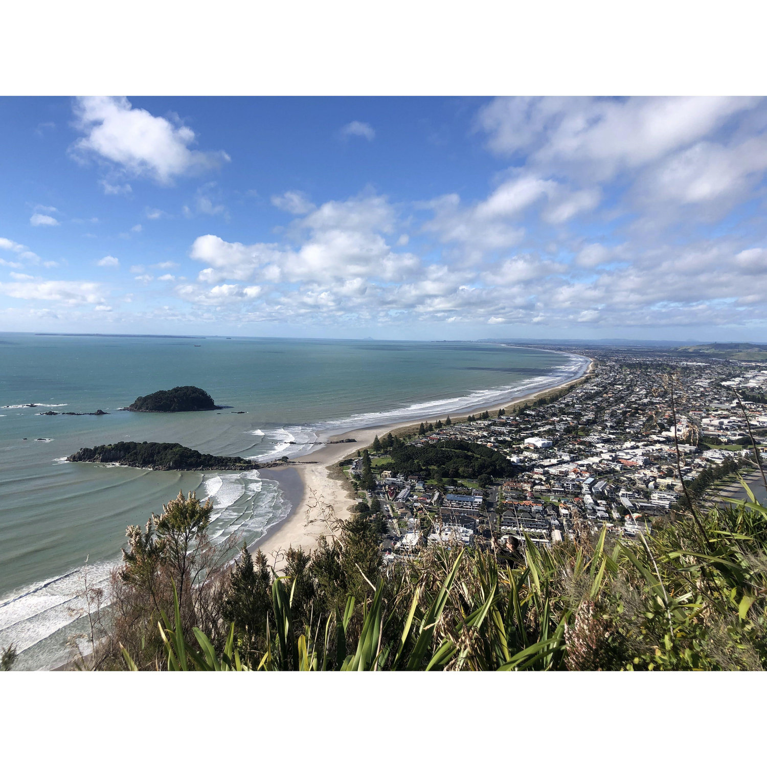View over the bay from the top of the Mount