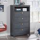 Dover Edge 4-Drawer Dresser