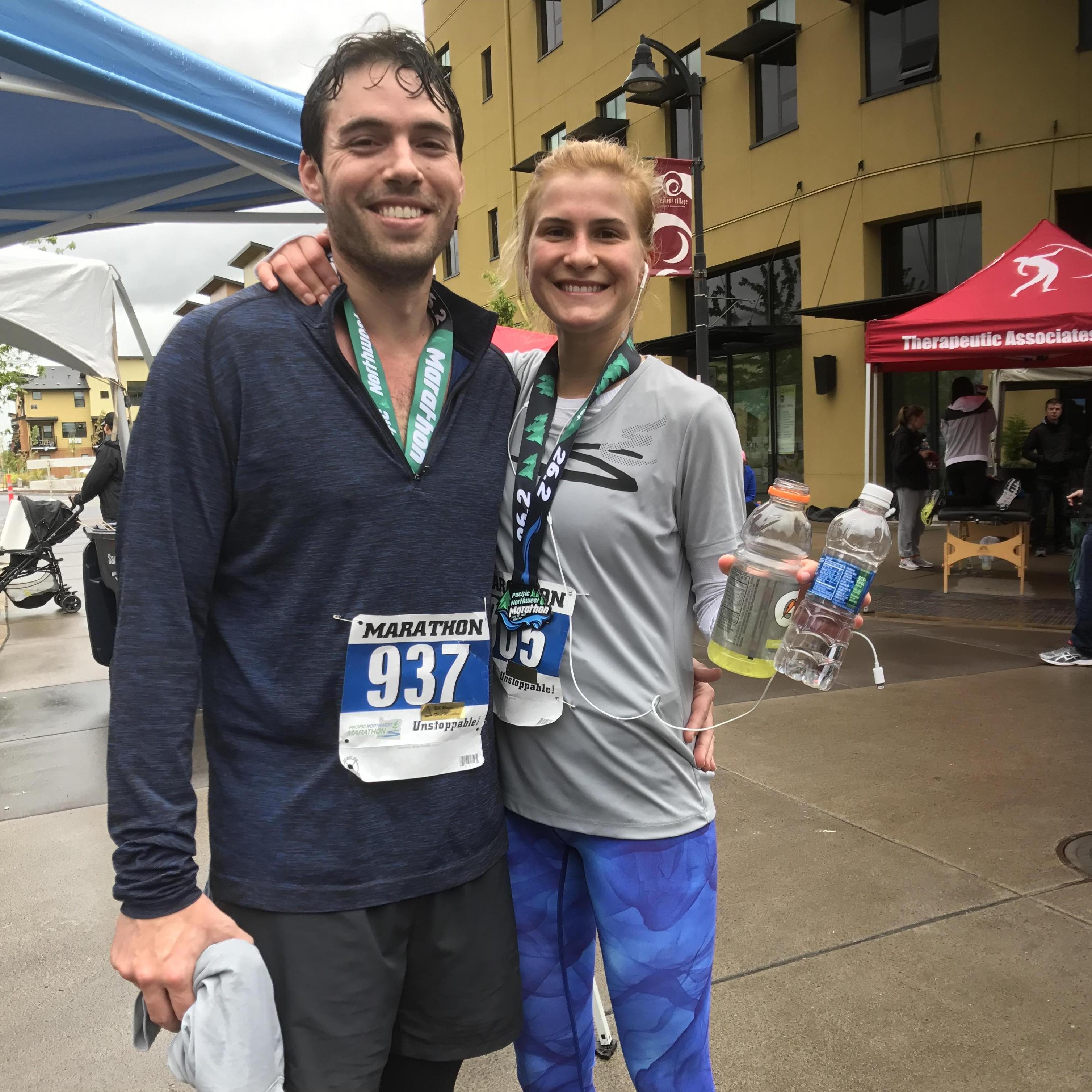 First (and maybe only) marathon. Eugene, Oregon. 05/2017