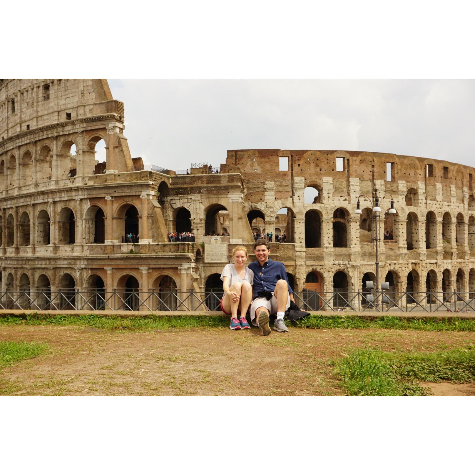 the Colosseum in Rome