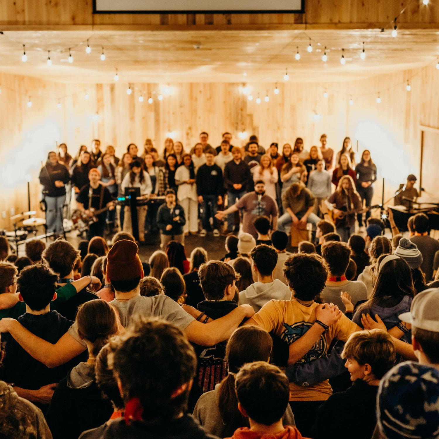 Keenan and I had the opportunity to worship together on Coligence, our colleges choir, for snowcamp!