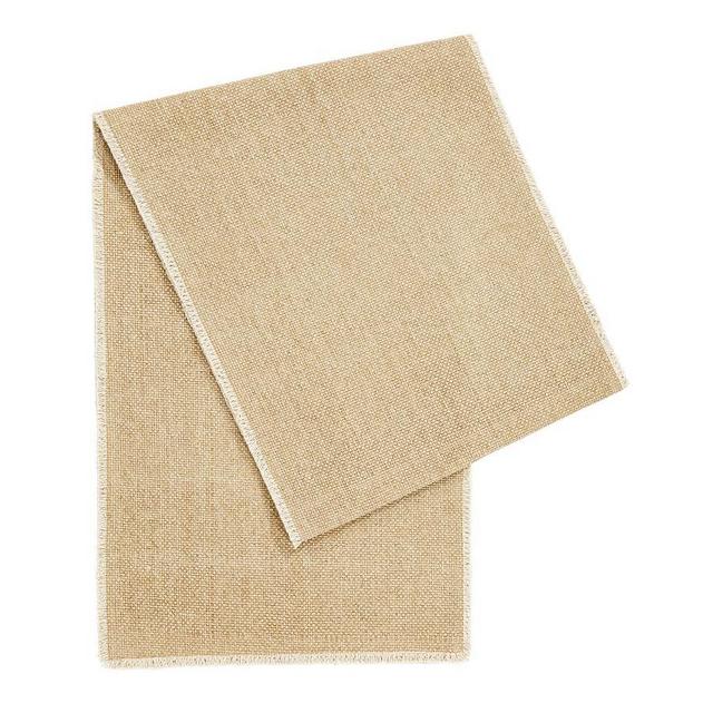 Mason Fringe Table Runner - Flax