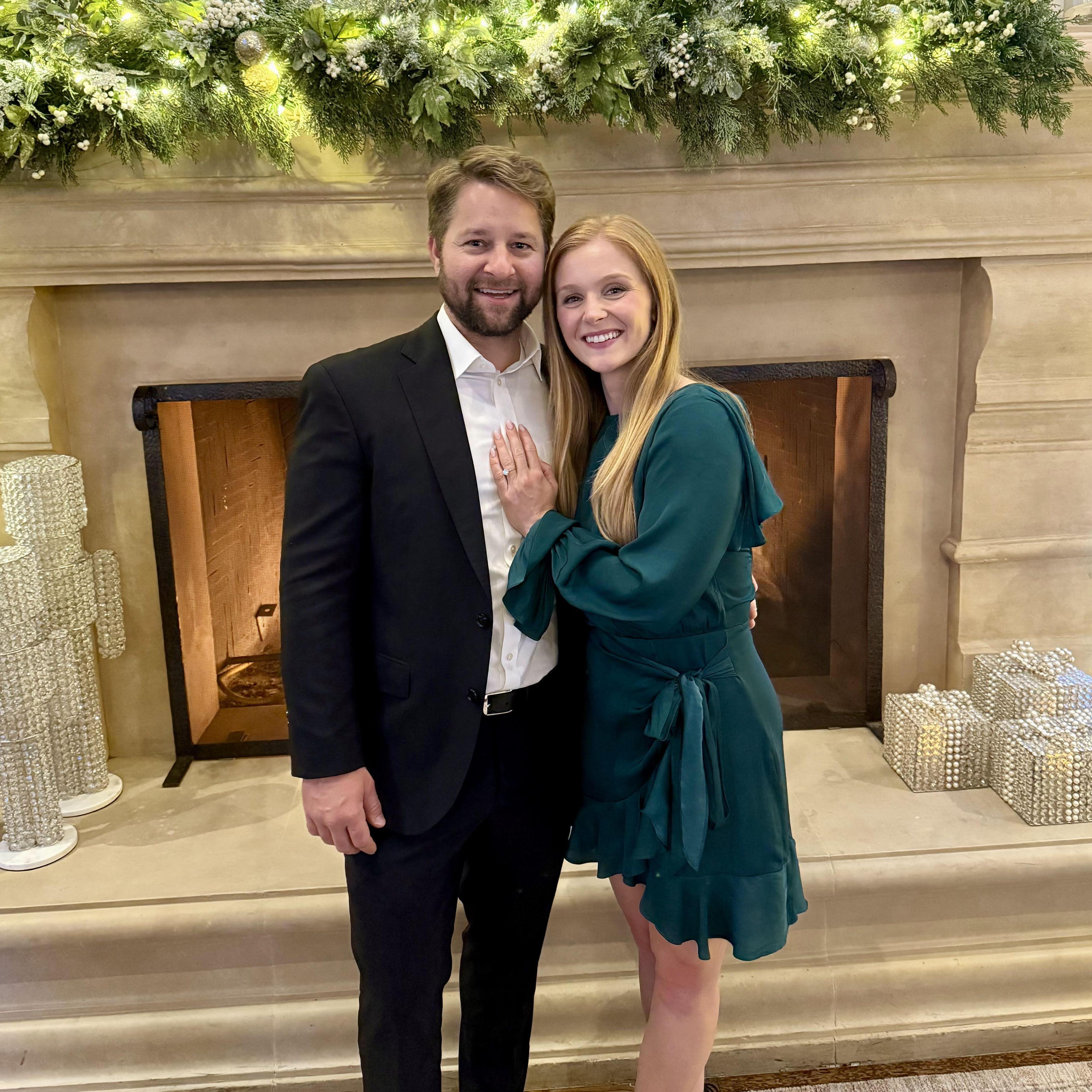 1st Christmas as an engaged couple!