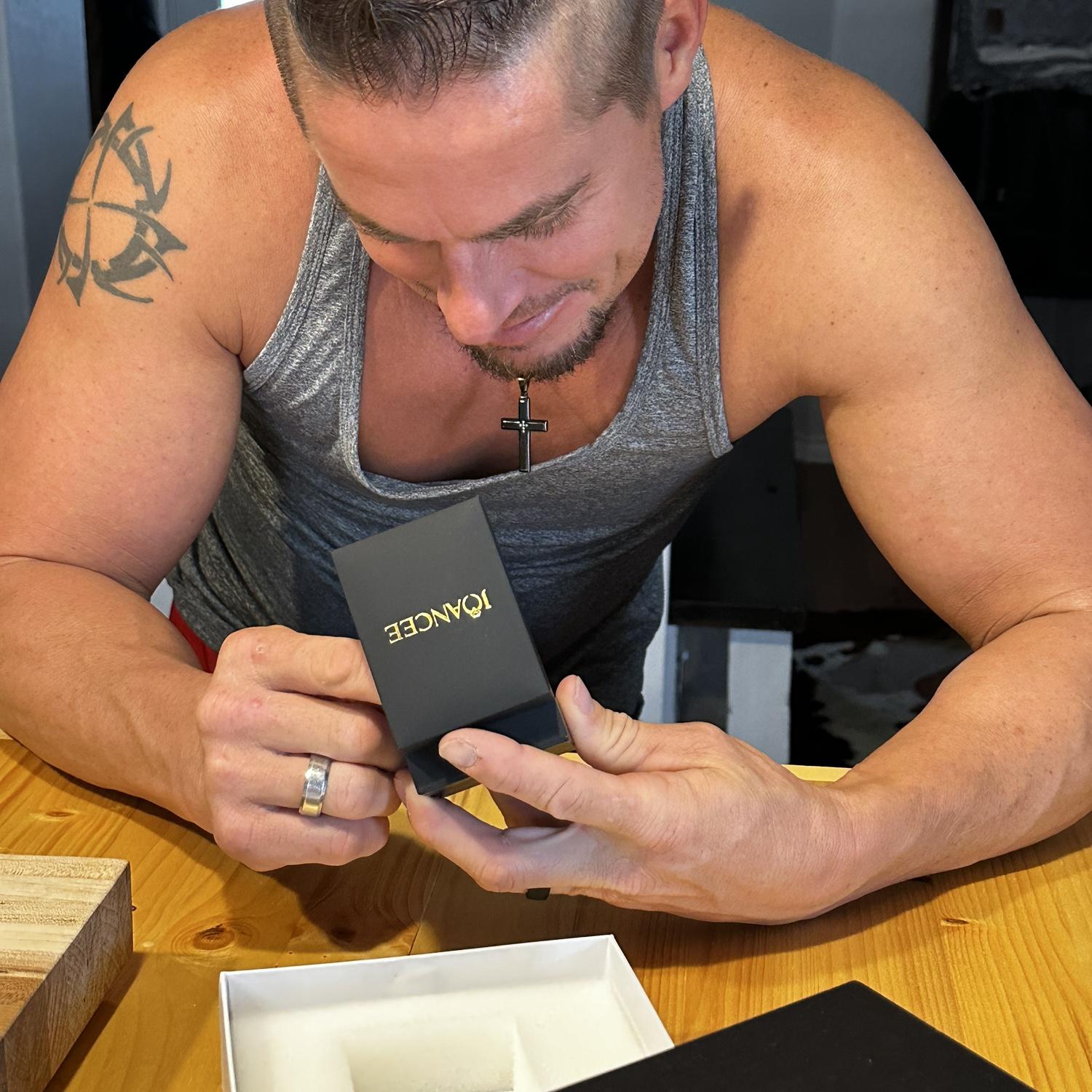 His face says it all 😉 He was proud of himself