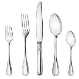 Christofle Malmaison Five Piece Place Setting, Silverplated