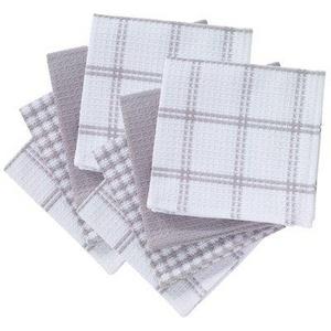 T-fal - 8 Piece Flat Waffle Kitchen Dishcloth Set