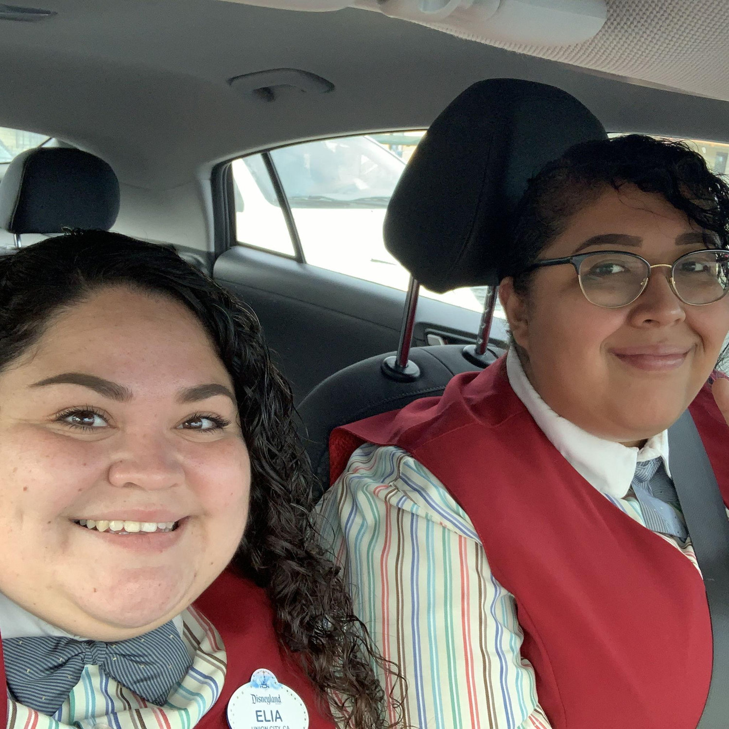 On our way to Red Robin after work (2021)