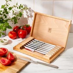 ZWILLING Contemporary Stainless Steak Knife with Presentation Box, Set of 8