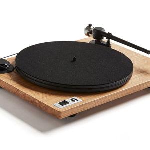 Orbit Basic Turntable with built in pre-amp in oak