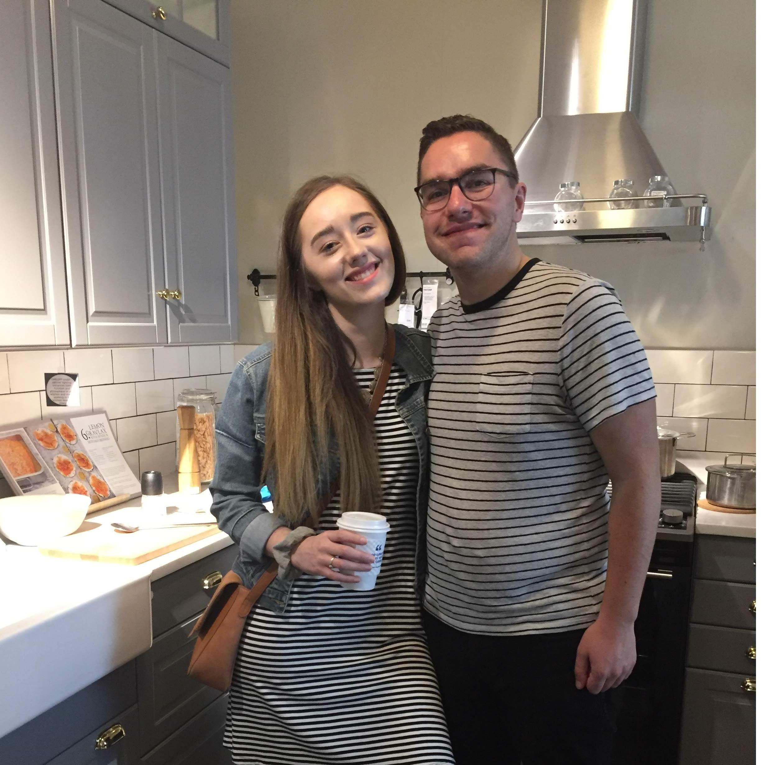 Sam enjoys love walks through IKEA, especially when there are Swedish meatballs at the end. This is one of our favorite date activities!