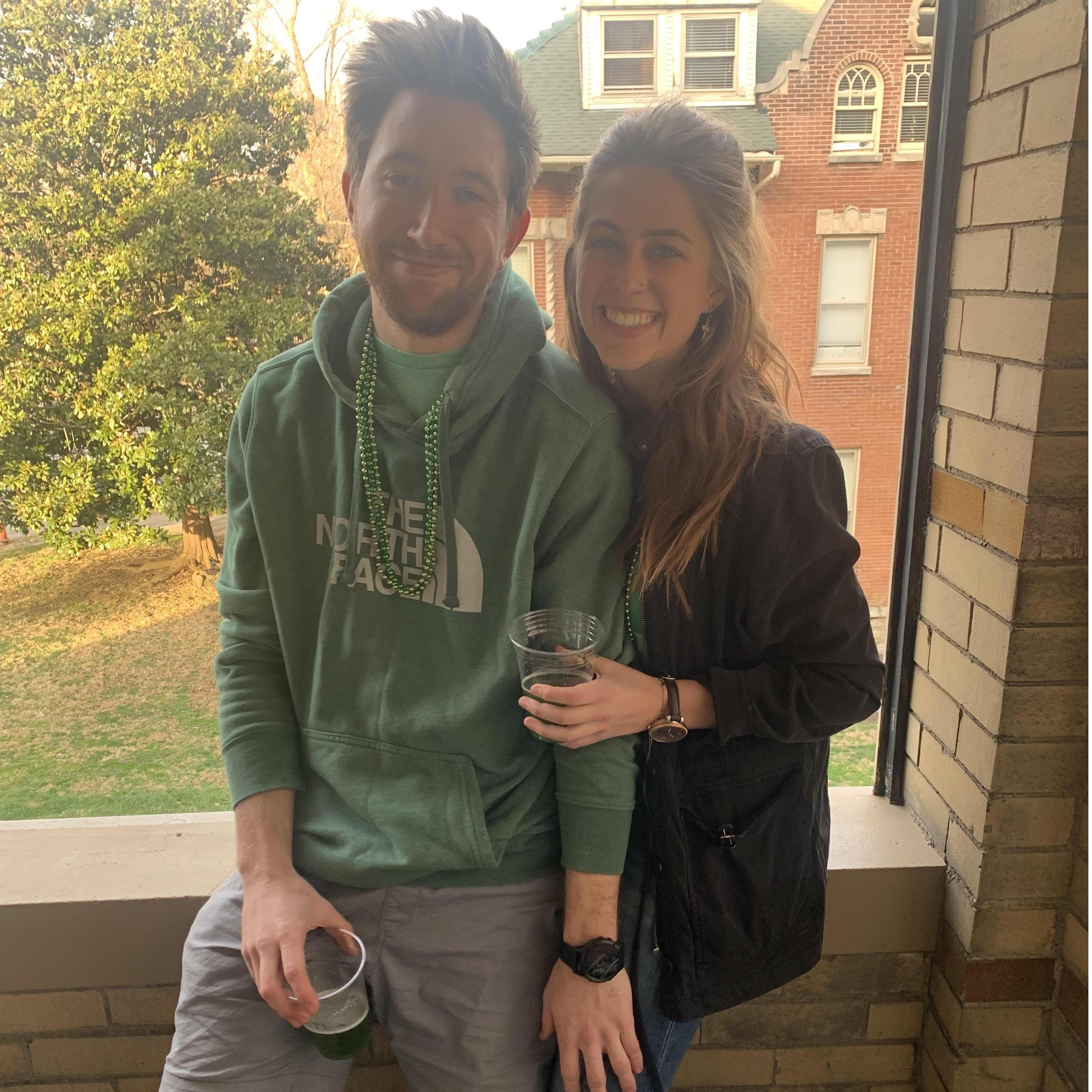 St. Patty's Day is one of our favorites, especially when Dad brews green beer