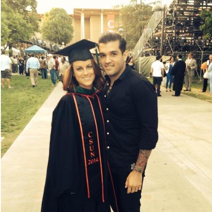 Jamie's Master's graduation 5/20/14