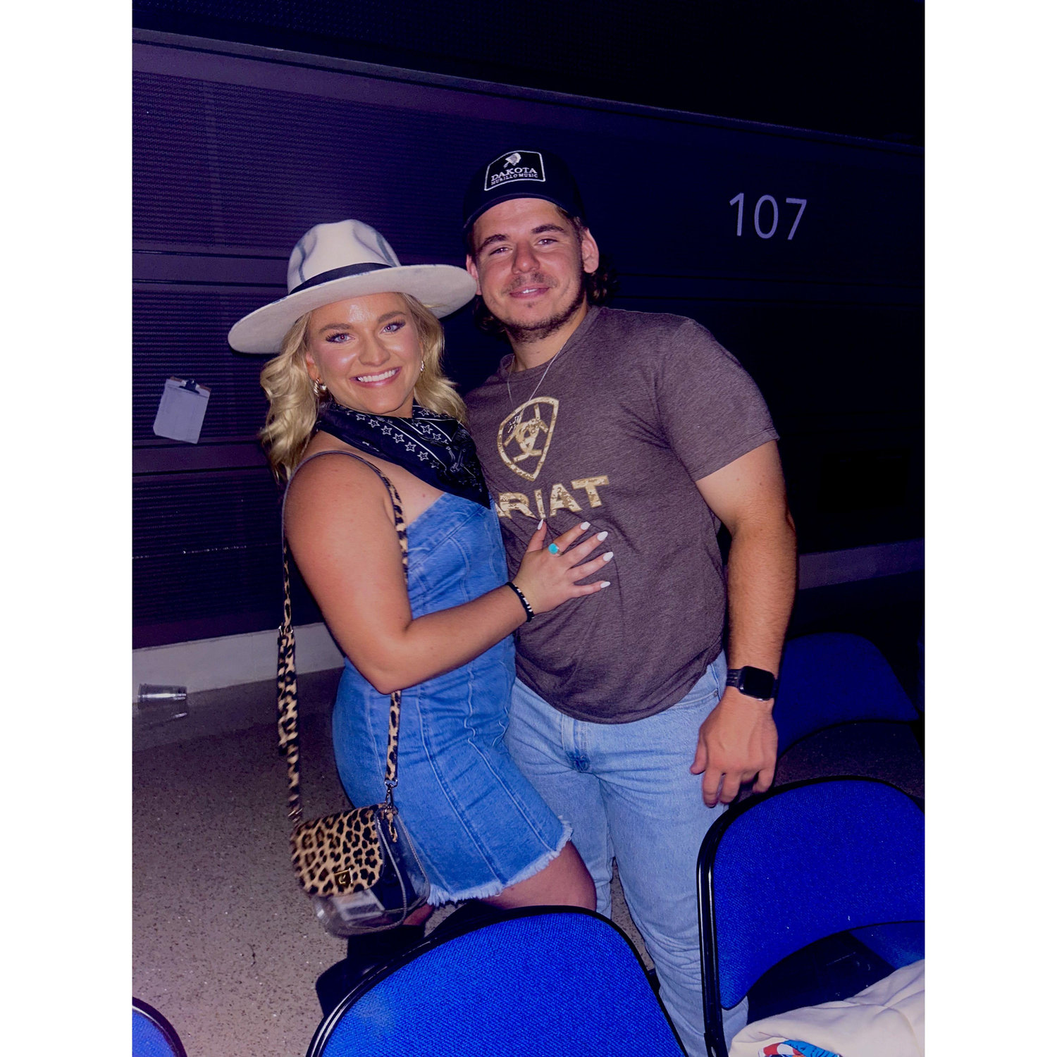 We had a great time seeing Zach Bryan in concert this night. We got to hear our song played live, it was such a special moment!