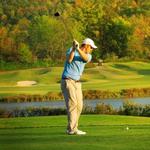 Golfing