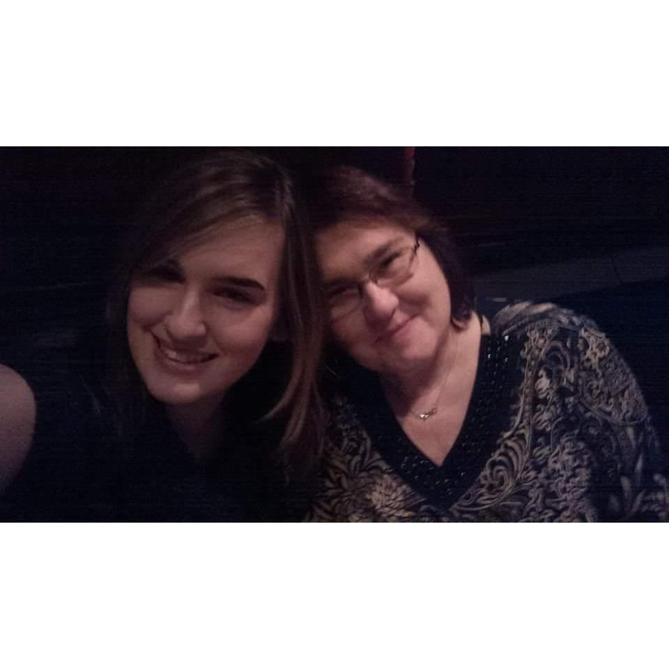 Andrea and Mom (my wedding planner)