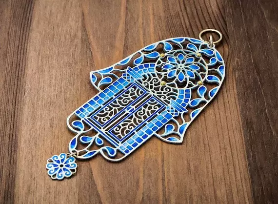Home Hamsa | Hamsa Wall art | Wedding Gift | Hamsa wall hanging | Judaica | Israel | Wall Decor | Jewish Art | Hand of Fatima | Handmade